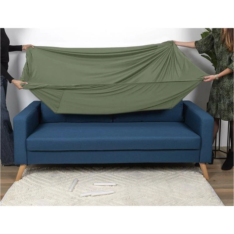 Offres 🤩 TOILINUX Housse Extensible Pour Canapé 3 Places - Vert D'eau 🥰 5 Offres 🤩 TOILINUX Housse Extensible Pour Canapé 3 Places - Vert D'eau 🥰 – Image 3