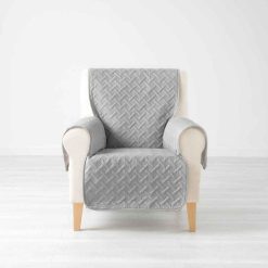 Vente flash ???? Paris Prix Protège Fauteuil Lounge 165x179cm Gris ????