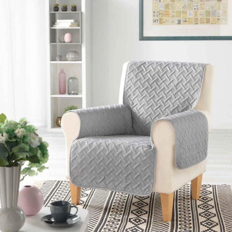Vente flash 😉 Paris Prix Protège Fauteuil Lounge 165x179cm Gris 👏 5 Vente flash 😉 Paris Prix Protège Fauteuil Lounge 165x179cm Gris 👏 – Image 3