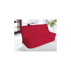 Meilleure affaire 👍 Soleil D'ocre Housse Clic-clac Matelassée En Coton PANAMA Rouge 😉