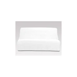 Sortie 😍 Soleil D'ocre Housse Clic-clac En Coton PANAMA Blanc 👏