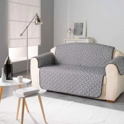 Tout neuf 😍 Paris Prix Protège Canapé Matelassé Kiria 179x279cm Noir 😍