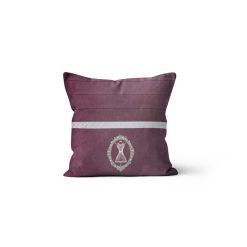 Acheter ???? Soleil D'ocre Coussin En Coton Boudoir - 40 X 40 Cm - Violet ⭐