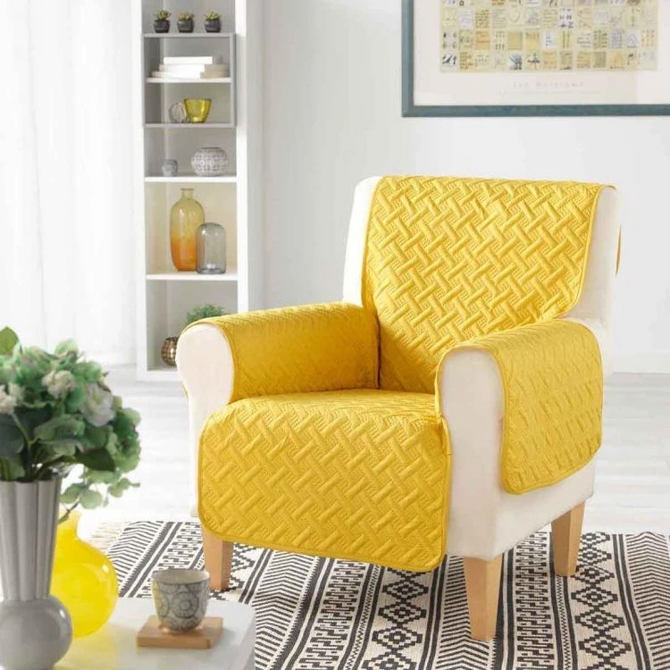 Le moins cher 💯 Paris Prix Protège Fauteuil Lounge 165x179cm Jaune 🛒 5 Le moins cher 💯 Paris Prix Protège Fauteuil Lounge 165x179cm Jaune 🛒 – Image 3