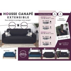 Coupon ???? The Home Deco Factory Housse Extensible Pour Canapé 2 Places - Noir - 170 X 80 Cm ???? 4 Coupon ???? The Home Deco Factory Housse Extensible Pour Canapé 2 Places - Noir - 170 X 80 Cm ???? -Jardin Privé Shop unnamed file 3039