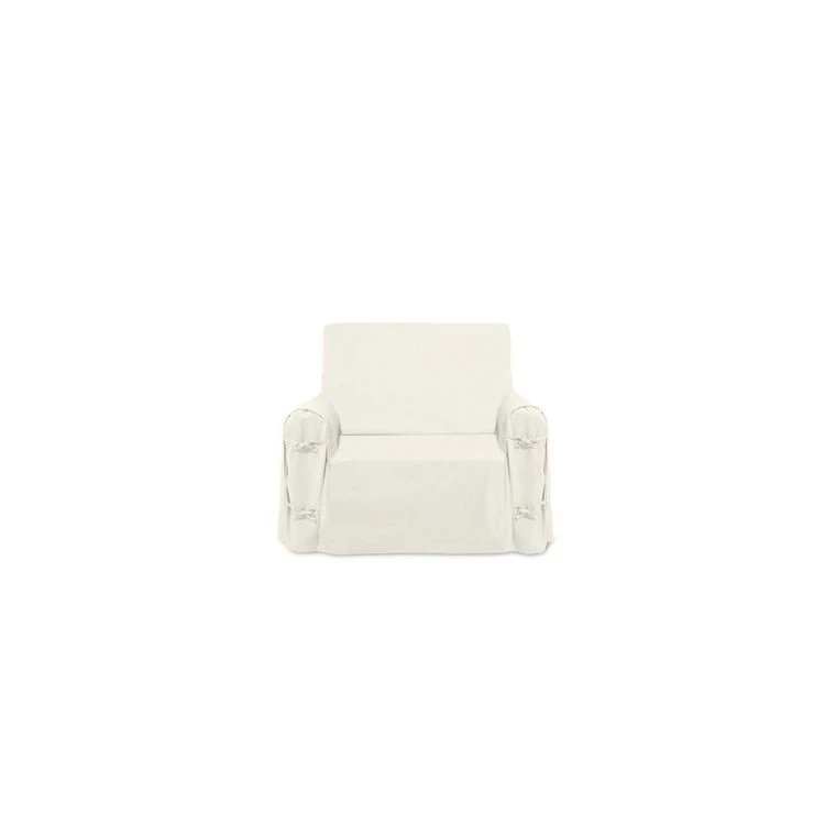 Le moins cher 💯 Soleil D'ocre Housse De Fauteuil En Coton PANAMA écru 👍 3 Le moins cher 💯 Soleil D'ocre Housse De Fauteuil En Coton PANAMA écru 👍