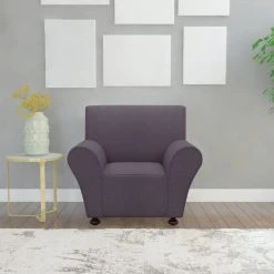 Sortie 🥰 VIDAXL Housse Extensible De Canape Anthracite Jersey De Polyester 👍