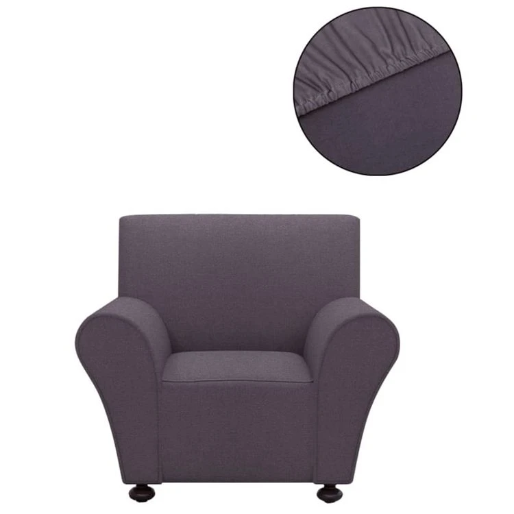 Sortie 🥰 VIDAXL Housse Extensible De Canape Anthracite Jersey De Polyester 👍 4 Sortie 🥰 VIDAXL Housse Extensible De Canape Anthracite Jersey De Polyester 👍 – Image 2
