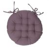Meilleure vente ???? Galette De Chaise Ronde Leana 38cm Taupe ????