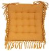 Budget ❤️ Galette De Chaise Macramé 40x40cm Jaune Ocre ✨ 2 Budget ❤️ Galette De Chaise Macramé 40x40cm Jaune Ocre ✨ -Jardin Privé Shop unnamed file 3160