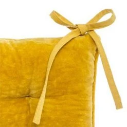 De gros ❤️ Galette De Chaise En Velours Zada 38x38cm Ocre 😍 -Jardin Privé Shop unnamed file 3173