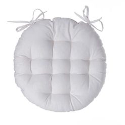 Le moins cher ???? Galette De Chaise Ronde Leana 38cm Ivoire ????