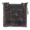 De gros ???? Galette De Chaise En Velours Zada 38x38cm Gris ???? -Jardin Privé Shop unnamed file 3175