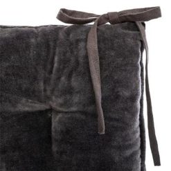 De gros ???? Galette De Chaise En Velours Zada 38x38cm Gris ???? 4 De gros ???? Galette De Chaise En Velours Zada 38x38cm Gris ???? -Jardin Privé Shop unnamed file 3177