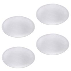 Le moins cher ???? IDIMEX Lot De 4 Coussins D'assise JONITA Pour Chaises De Salle à Manger Ou Bureau, Galettes De Chaise Ou Fauteuil Rondes En Tissu Gris ✔️