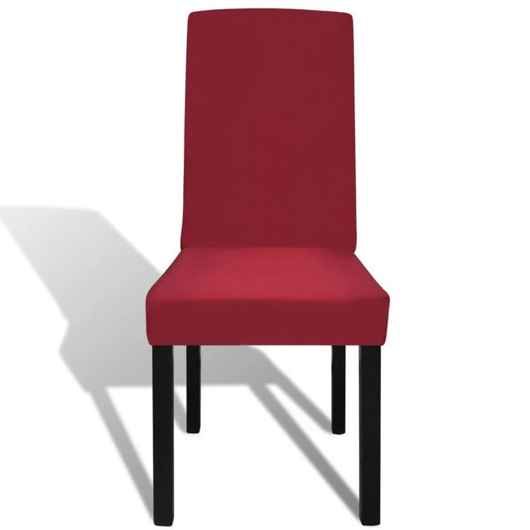 Acheter 🥰 VIDAXL Housses De Chaise Elastiques Droites 6 Pcs Bordeaux ✨ 5 Acheter 🥰 VIDAXL Housses De Chaise Elastiques Droites 6 Pcs Bordeaux ✨ – Image 3