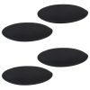 Sortie ???? IDIMEX Lot De 4 Coussins D'assise LESLIE, Galettes De Chaises En Feutre Noir De Format Rond Avec Picots Antidérapants En Caoutchouc ???? -Jardin Privé Shop unnamed file 3211