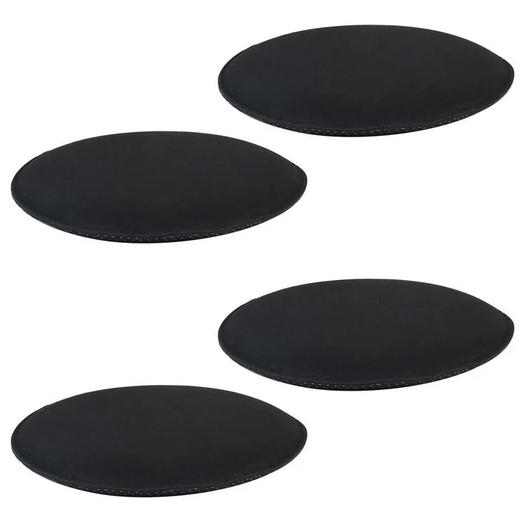 Sortie 🎉 IDIMEX Lot De 4 Coussins D'assise LESLIE, Galettes De Chaises En Feutre Noir De Format Rond Avec Picots Antidérapants En Caoutchouc 😉 3 Sortie 🎉 IDIMEX Lot De 4 Coussins D'assise LESLIE, Galettes De Chaises En Feutre Noir De Format Rond Avec Picots Antidérapants En Caoutchouc 😉