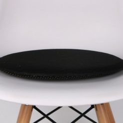 Sortie ???? IDIMEX Lot De 4 Coussins D'assise LESLIE, Galettes De Chaises En Feutre Noir De Format Rond Avec Picots Antidérapants En Caoutchouc ???? -Jardin Privé Shop unnamed file 3213