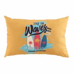 Budget ???? Paris Prix Coussin Déco Imprimé ???? Surfing 40x60cm Jaune ????