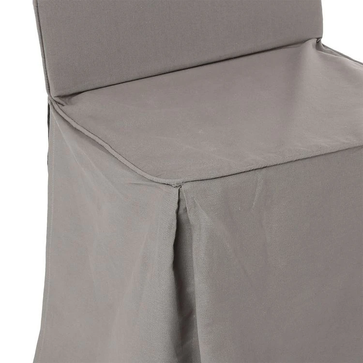 Tout neuf ✨ ATMOSPHERA Housse De Chaise Coton Gris 💯 5 Tout neuf ✨ ATMOSPHERA Housse De Chaise Coton Gris 💯 – Image 3