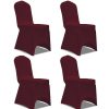 De gros ???? VIDAXL Housse De Chaise Extensible 4 Pcs Bordeaux ???? -Jardin Privé Shop unnamed file 3290