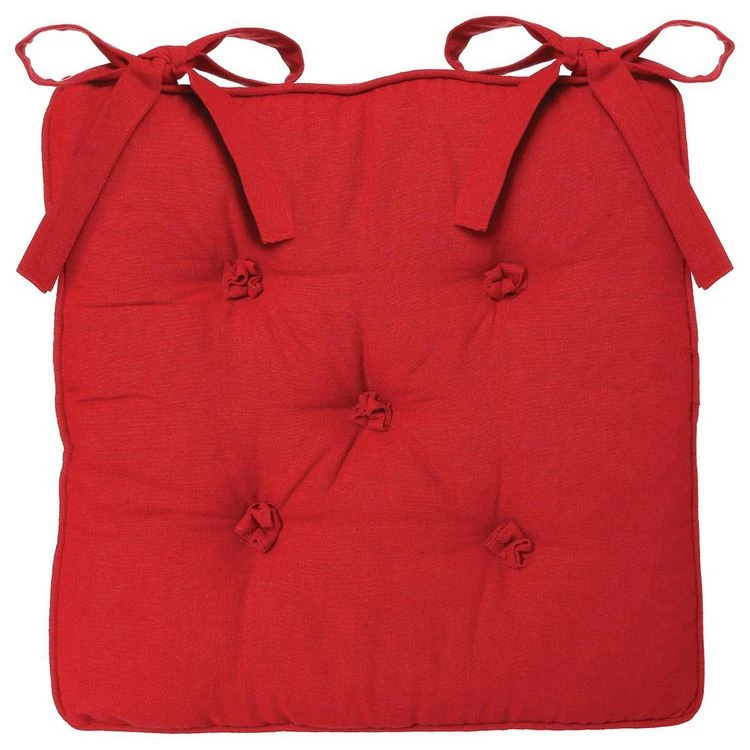 Meilleure vente đ„ ATMOSPHERA Galette De Chaise 5 Boutons - 40 X 40 Cm - Rouge â 3 Meilleure vente đ„ ATMOSPHERA Galette De Chaise 5 Boutons - 40 X 40 Cm - Rouge â