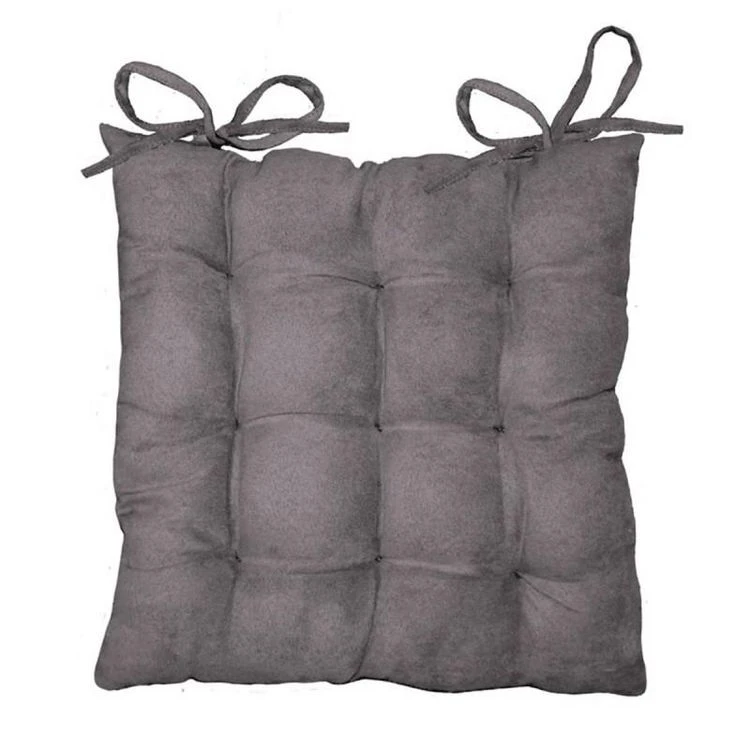 De gros ✨ Paris Prix Galette De Chaise Suédine 40x40cm Gris Anthracite ⌛ 3 De gros ✨ Paris Prix Galette De Chaise Suédine 40x40cm Gris Anthracite ⌛