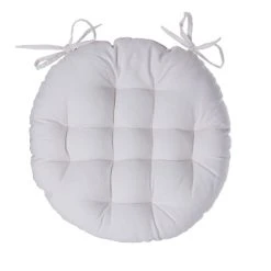 De gros 👍 ATMOSPHERA Galette De Chaise Ronde Alix - Diam. 38 Cm - Ivoire 😍