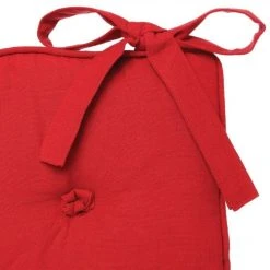 Coupon 🥰 Galette De Chaise 5 Boutons 40x40cm Rouge ⌛ -Jardin Privé Shop unnamed file 3332