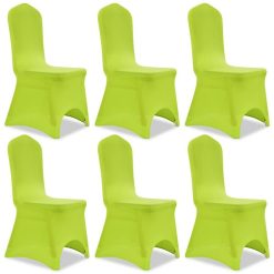 Offres ???? VIDAXL Housse De Chaise Extensible 6 Pcs Vert ????