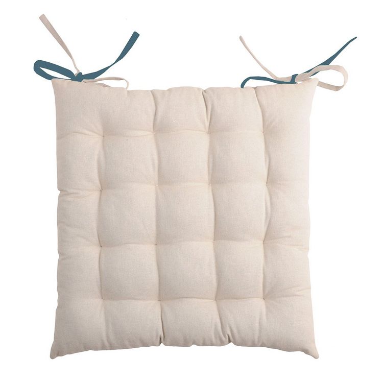 Lovely Casa Lot de 4 galettes de chaise 16 points 40x40 Duo pétrole lin coton Nouveau ???? Lovely Casa Lot De 4 Galettes De Chaise 16 Points 40x40 Duo Pétrole Lin Coton ???? -Jardin Privé Shop unnamed file 3374