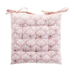 Jardin Privé Shop 17 Nouveau 😀 Paris Prix Galette De Chaise Imprimé Art Chic 40x40cm Rose ⭐