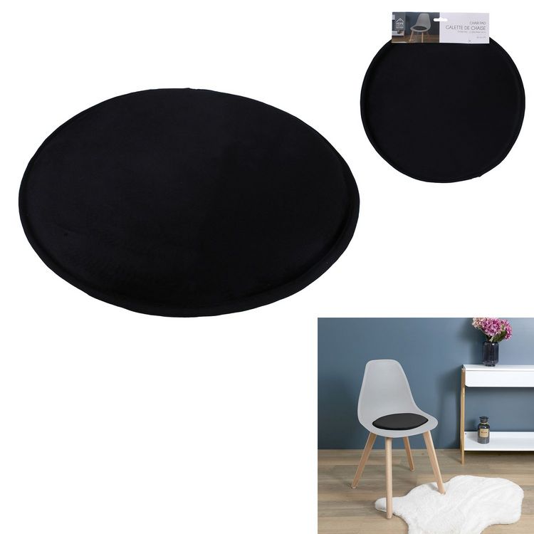 TOILINUX Lot de 6 galettes de chaises rondes - Diamètre 34 cm - Noir Top 10 ❤️ TOILINUX Lot De 6 Galettes De Chaises Rondes - Diamètre 34 Cm - Noir ???? -Jardin Privé Shop unnamed file 3401