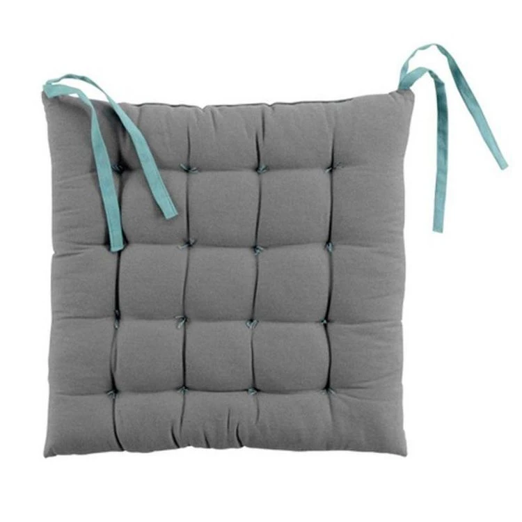 Offres ✔️ Paris Prix Galette De Chaise Initia 40x40cm Bleu & Anthracite 😍 5 Offres ✔️ Paris Prix Galette De Chaise Initia 40x40cm Bleu & Anthracite 😍 – Image 3