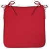 Meilleure affaire ❤️ Galette De Chaise Micro 39x39cm Rouge ???? -Jardin Privé Shop unnamed file 3475