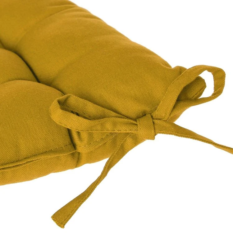 Budget ⌛ TOILINUX Lot 2x Galette De Chaise - Ocre 😍 5 Budget ⌛ TOILINUX Lot 2x Galette De Chaise - Ocre 😍 – Image 3