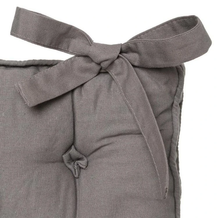 Budget 👍 Galette De Chaise 5 Boutons 40x40cm Gris 🎉 4 Budget 👍 Galette De Chaise 5 Boutons 40x40cm Gris 🎉 – Image 2