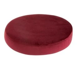 Budget 🔔 Paris Prix Galette De Chaise Ronde Assise 34cm Rouge ⌛