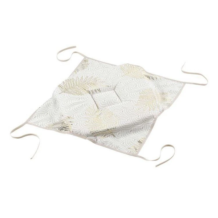 Vente flash 🛒 Paris Prix Galette De Chaise Sunny Gold 36x36cm Or 🎁 4 Vente flash 🛒 Paris Prix Galette De Chaise Sunny Gold 36x36cm Or 🎁 – Image 2