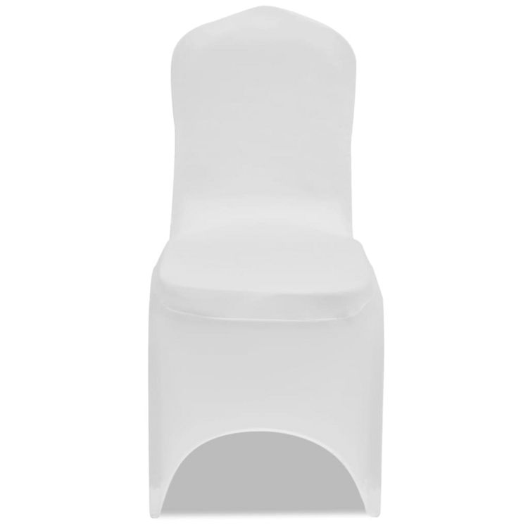 VIDAXL Housses elastiques de chaise Blanc 24 pcs Meilleure affaire ???? VIDAXL Housses Elastiques De Chaise Blanc 24 Pcs ⭐ -Jardin Privé Shop unnamed file 3555