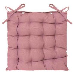 Promo ???? Coussin De Chaise Loria 38x38cm Rose ????