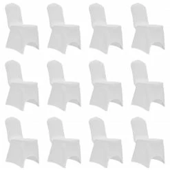 Top 10 🧨 VIDAXL Housses Elastiques De Chaise Blanc 12 Pcs 🎉