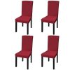 Offres ???? VIDAXL Housse De Chaise Droite Extensible 4 Pcs Bordeaux ???? -Jardin Privé Shop unnamed file 3582