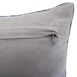 Acheter ???? Coussin Déco En Velours Patch 40x40cm Gris ???? -Jardin Privé Shop unnamed file 360