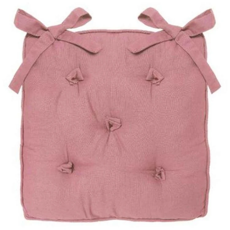 Budget ✔️ Galette De Chaise 5 Boutons 40x40cm Rose 👍 3 Budget ✔️ Galette De Chaise 5 Boutons 40x40cm Rose 👍