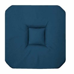 Meilleure vente ???? Paris Prix Galette De Chaise Panama 36x36cm Bleu Marine ????