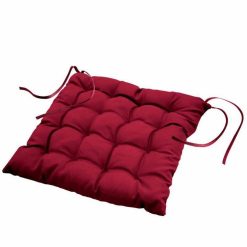 Bon marché ???? Paris Prix Galette De Chaise Essentiel 40x40cm Bordeaux ????