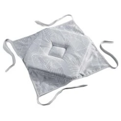 Nouveau 🛒 Paris Prix Galette De Chaise Gatsby 36x36cm Gris ⭐