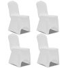 Promo ???? VIDAXL Housse De Chaise Extensible 4 Pcs Blanc ???? -Jardin Privé Shop unnamed file 3621